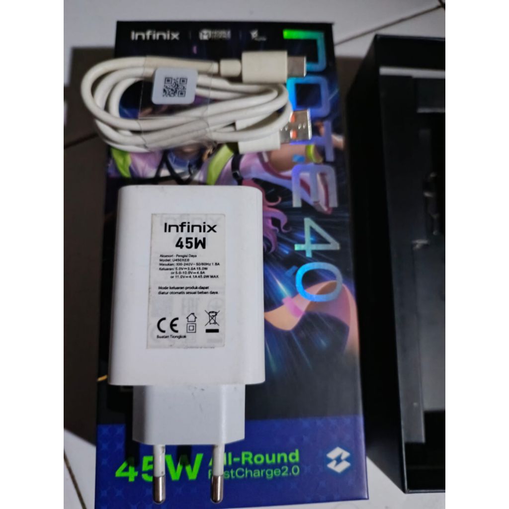 CHARGER INFINIX 45WATT ORI/BAWAAN