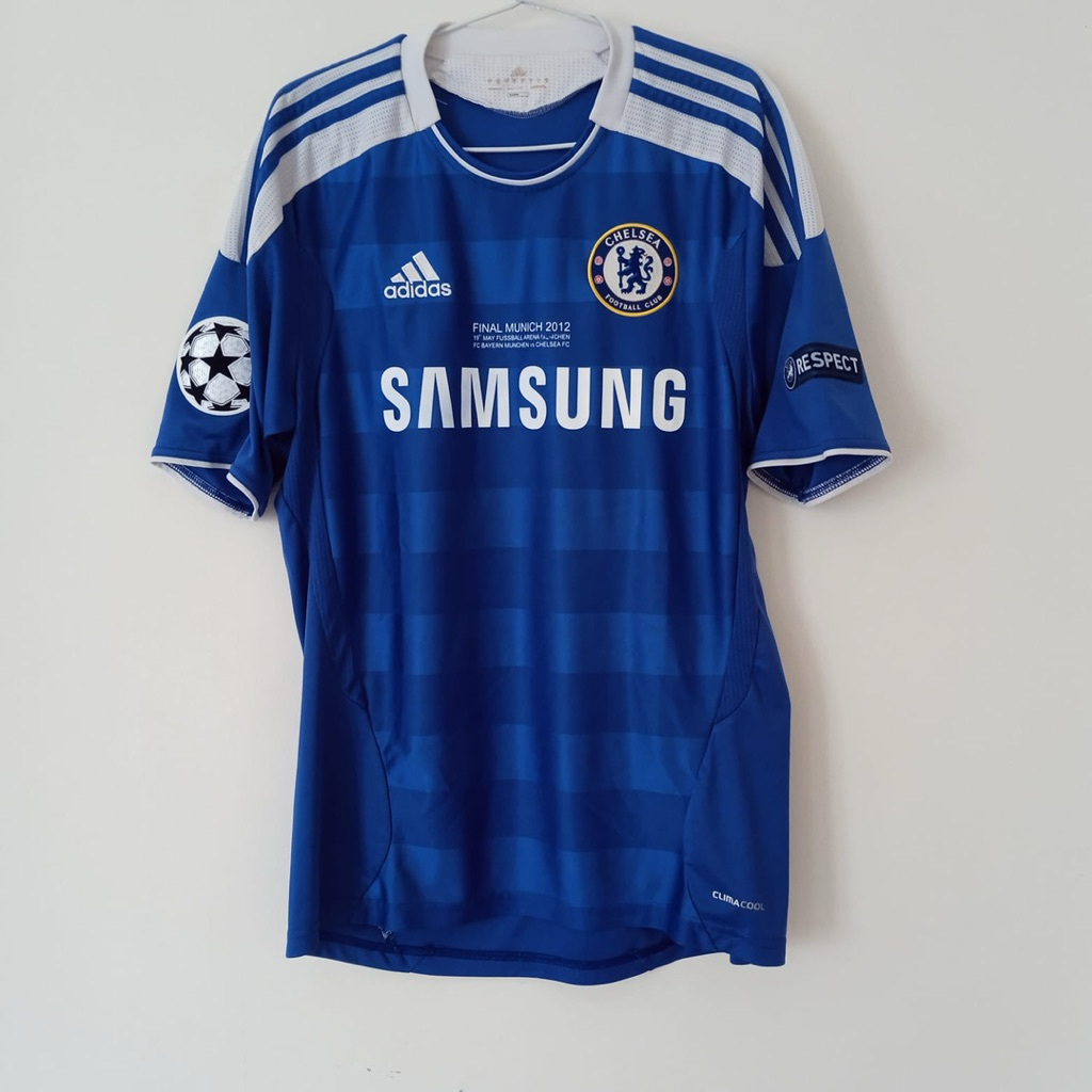 Chelsea Home Final Munich 2012 – Original Adidas – Super Rare 🔵🏆