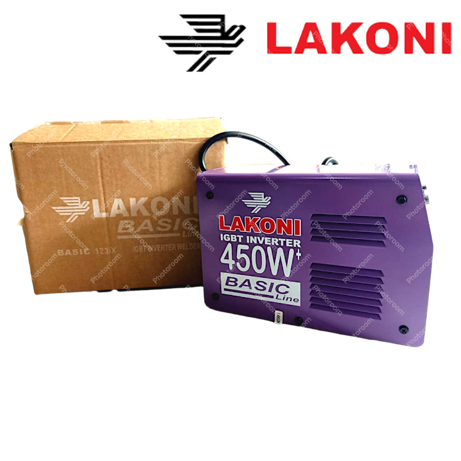 Mesin Las Lakoni- Mesin Travo Inverter 450 Watt - Travo Las - Trafo Las Lakoni Basic 123IX