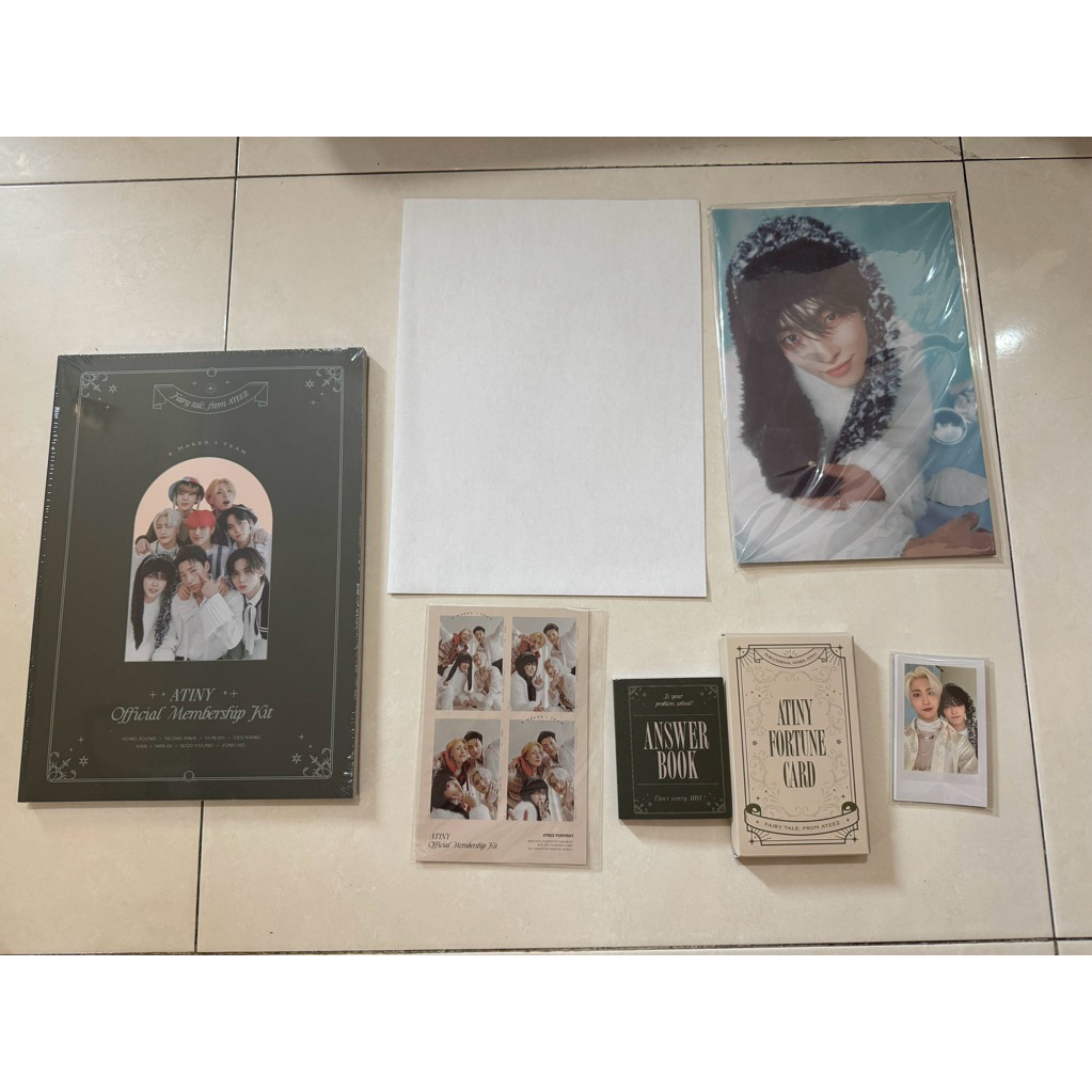 ATINY MEMBERSHIP KIT FAIRY TALE WITH ATEEZ NO BOX