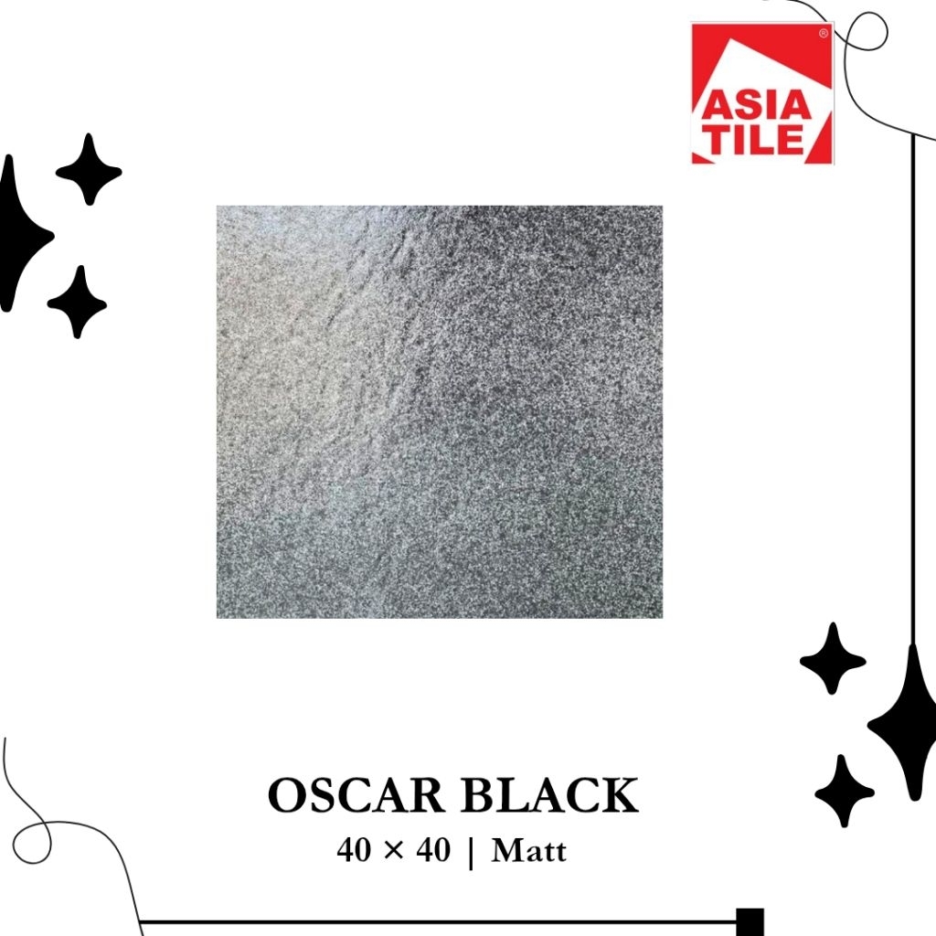 Oscar Black 40/40 Keramik Asia Tile