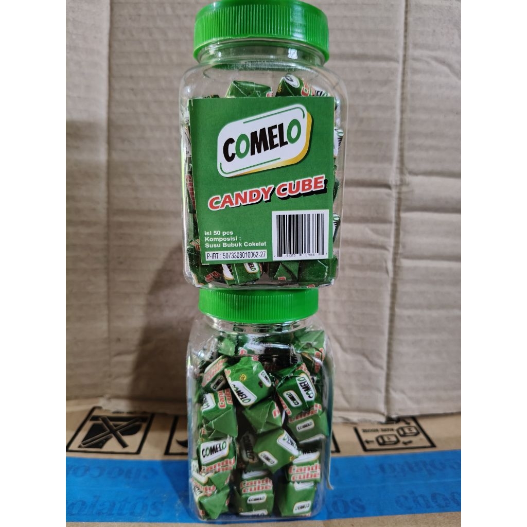 Comelo Milo Candy Cube ( 1 Toples isi 50 Butir )