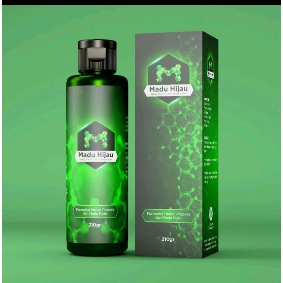 MADU HIJAU Original Logo M Atasi Sakit Maag Asam Lambung Gerd Mual Kembung