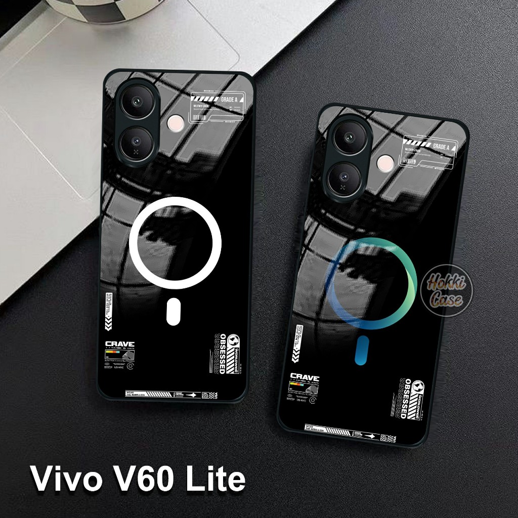 Case Vivo V60 Lite - Softcase Glass Vivo V60 Lite - Casing Hp Vivo V60 Lite 5G - Silicon For Vivo V6