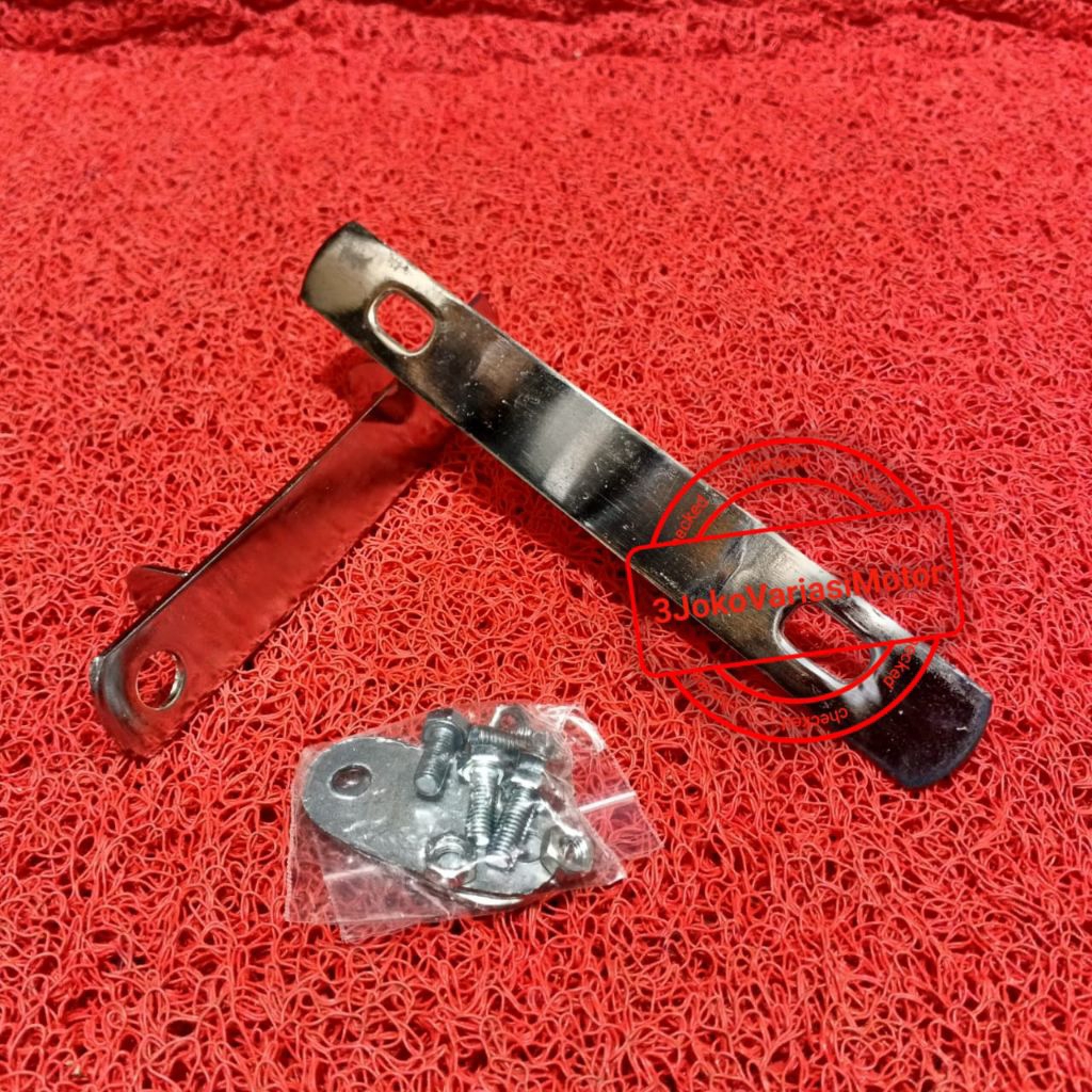 pangkon dudukan plat nomor CB GL Tiger Megapro/pangkon plat nomor fleksibel universal all motor