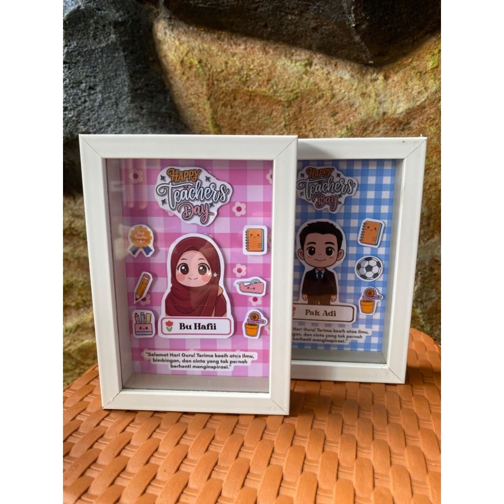 Gift Hari Guru | Hadiah hari Guru | kado Hari Guru | Pop Up Frame
