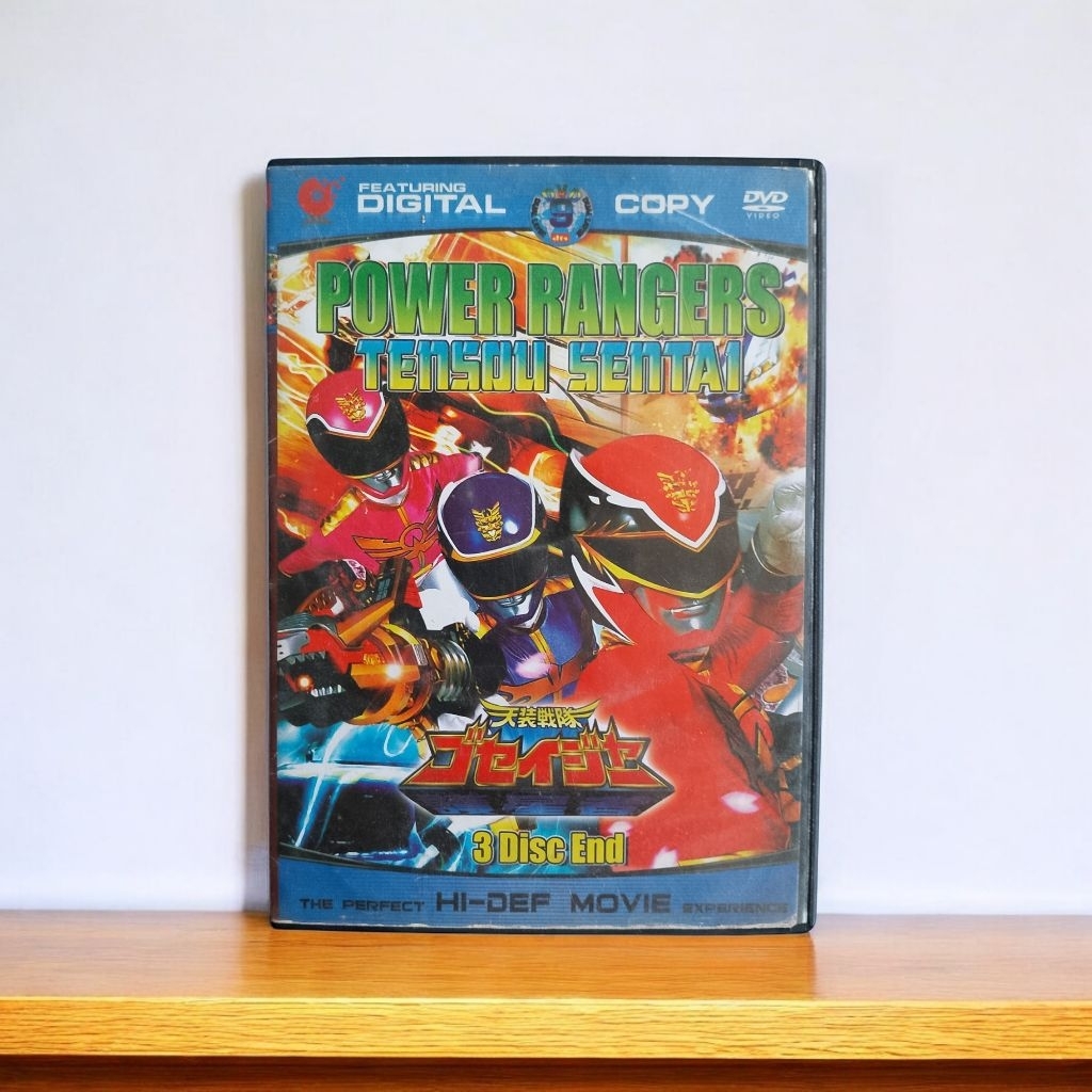 Kaset DVD Power Rangers Tensou Sentai 3 Disc Volume