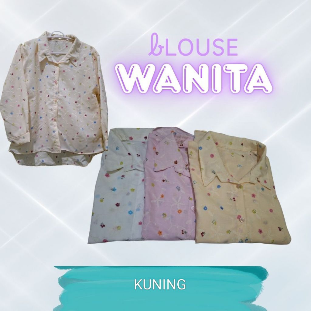 Blouse Katun Bordir