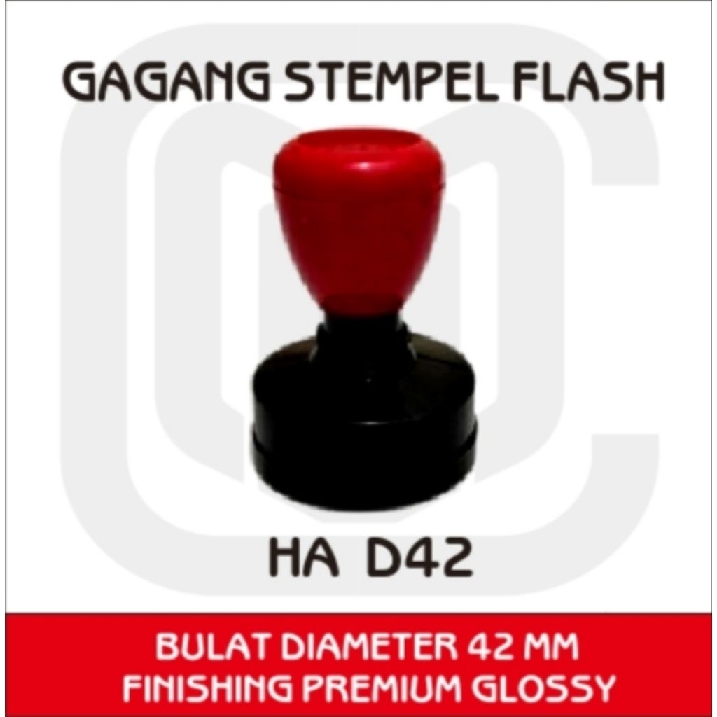 GAGANG STEMPEL FLASH BULAT