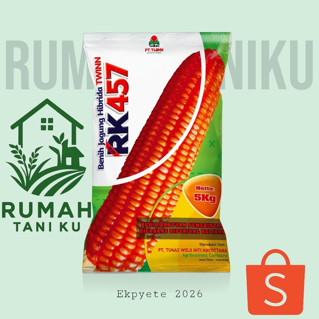 benih jagung hibrida RK457 kemasan 5kg