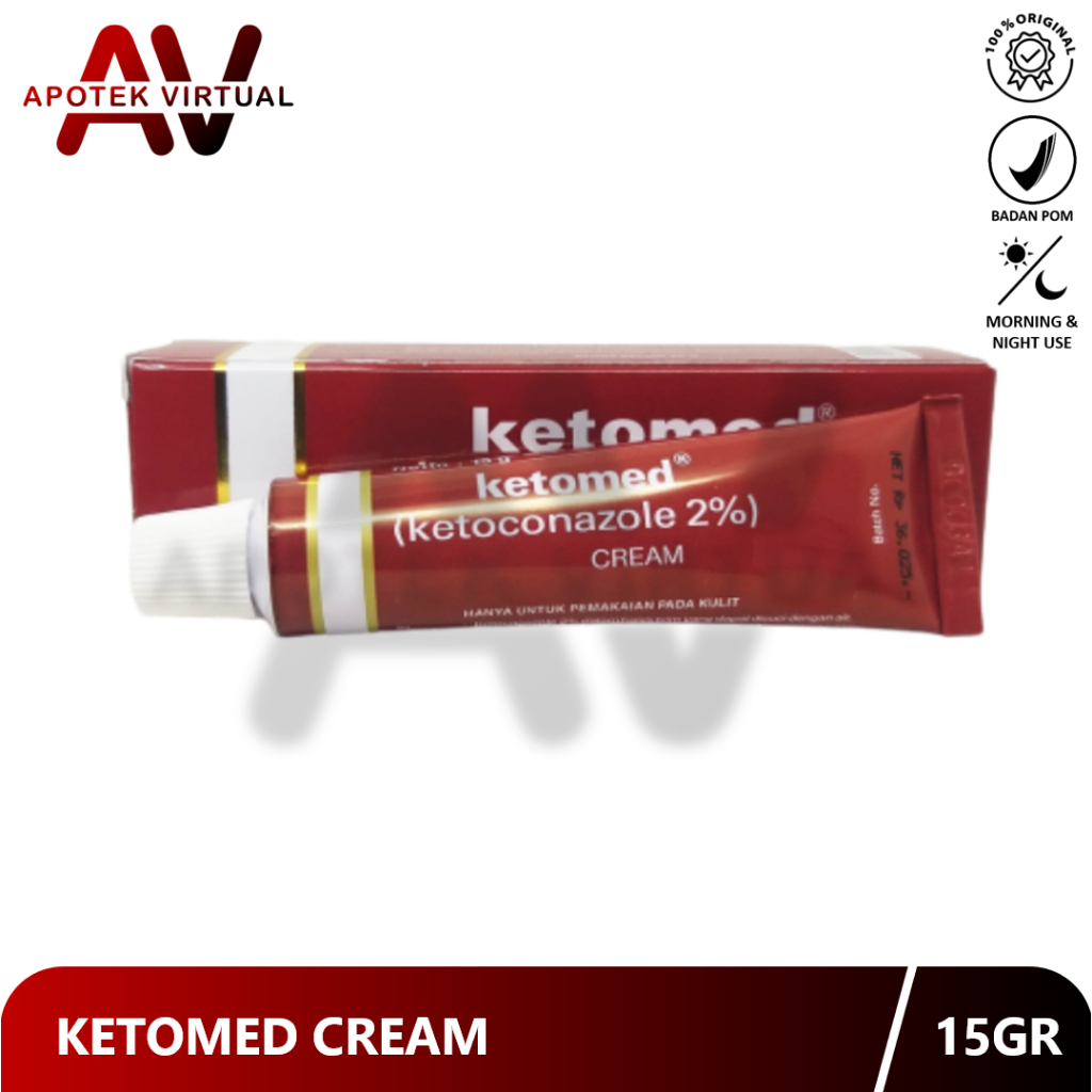 Ketomed Cream 15gr Salep Anti Jamur Kudis Kurap