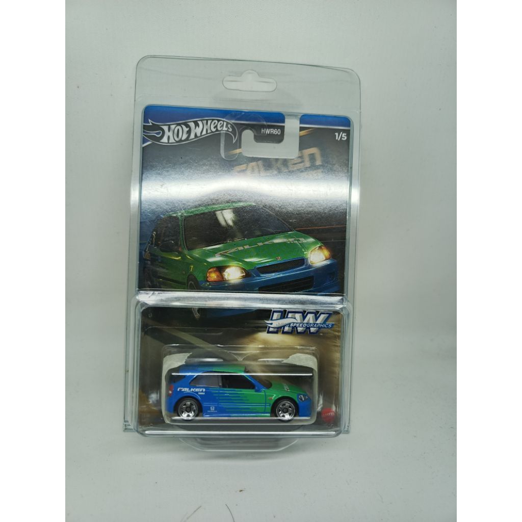 hotwheels honda civic ek9 falken