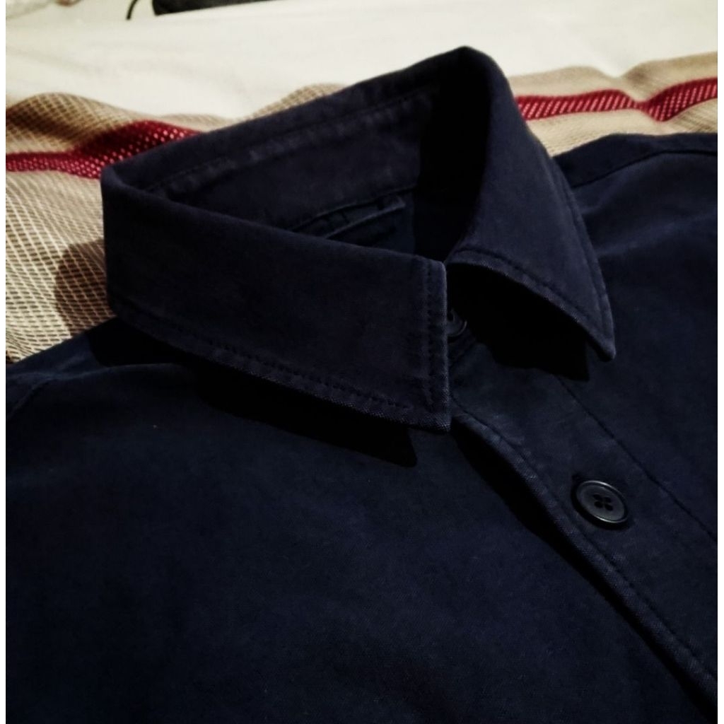 Uniqlo Work Chore Utility Jacket/Jaket Dark Navy Blue/Biru Dongker Small