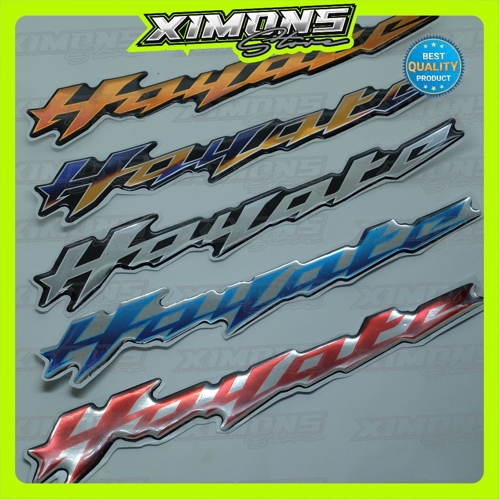 Emblem Timbul SUZUKI Hayate / Emblem Suzuki Hayate