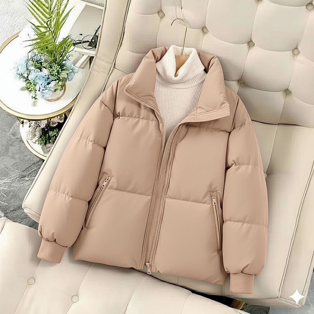 jaket winter cewe musim dingin berkerah /jaket tebal /jaket musim dingin / jaket winter wanita ukura