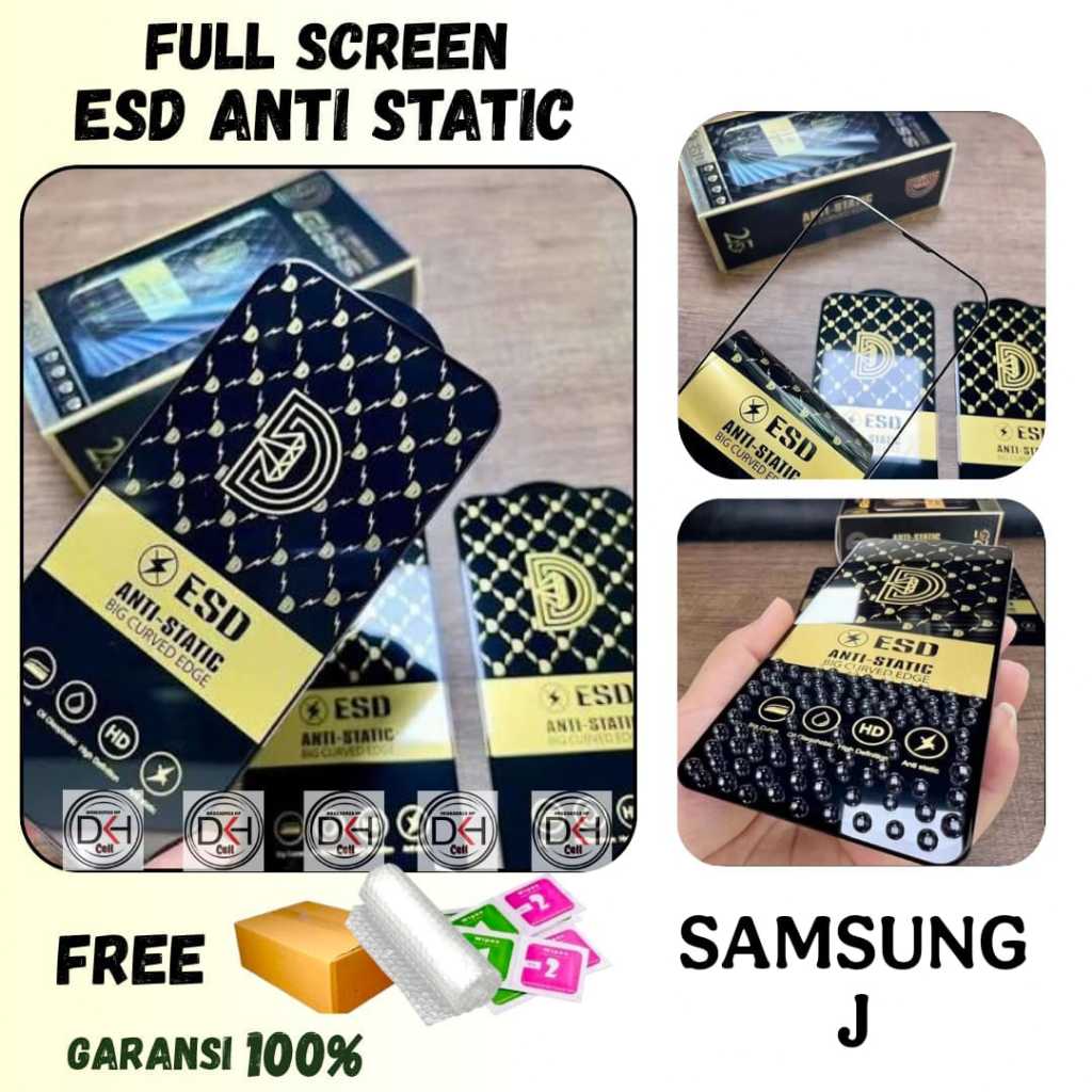 Temperedglass FULL KACA bening tempered glass anti static  SAMSUNG J2 J4 J6 J3 J8 CORE GRAND PRIME P