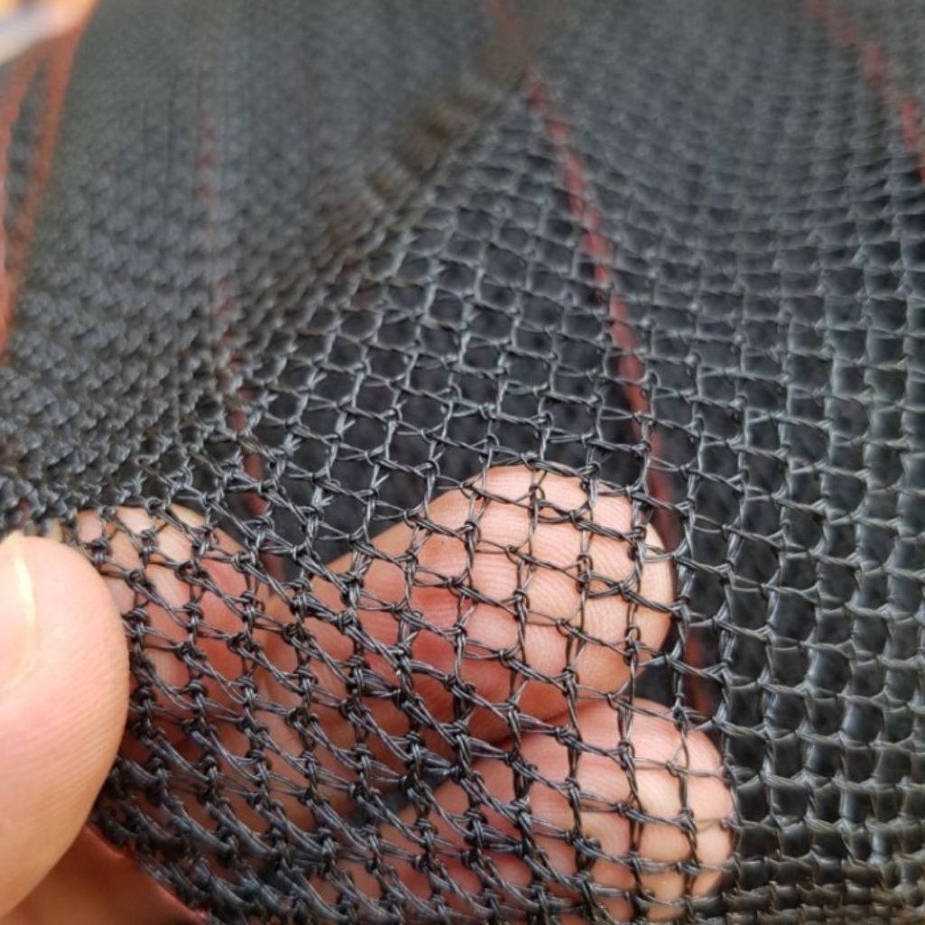 1 ROLL POLYNET HITAM 100 METER KUAT TAHAN LAMA