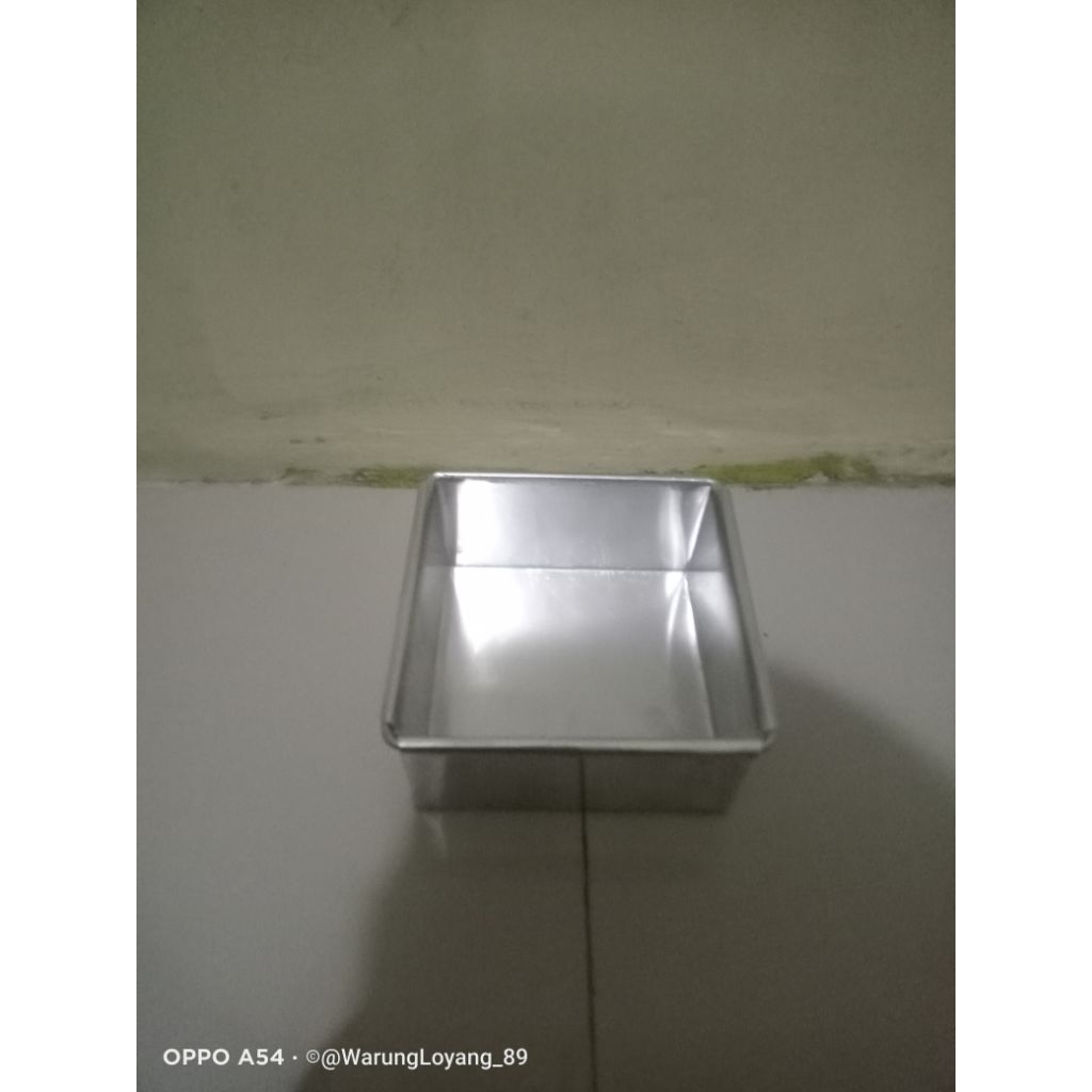 Loyang kotak ukuran 10x10x5