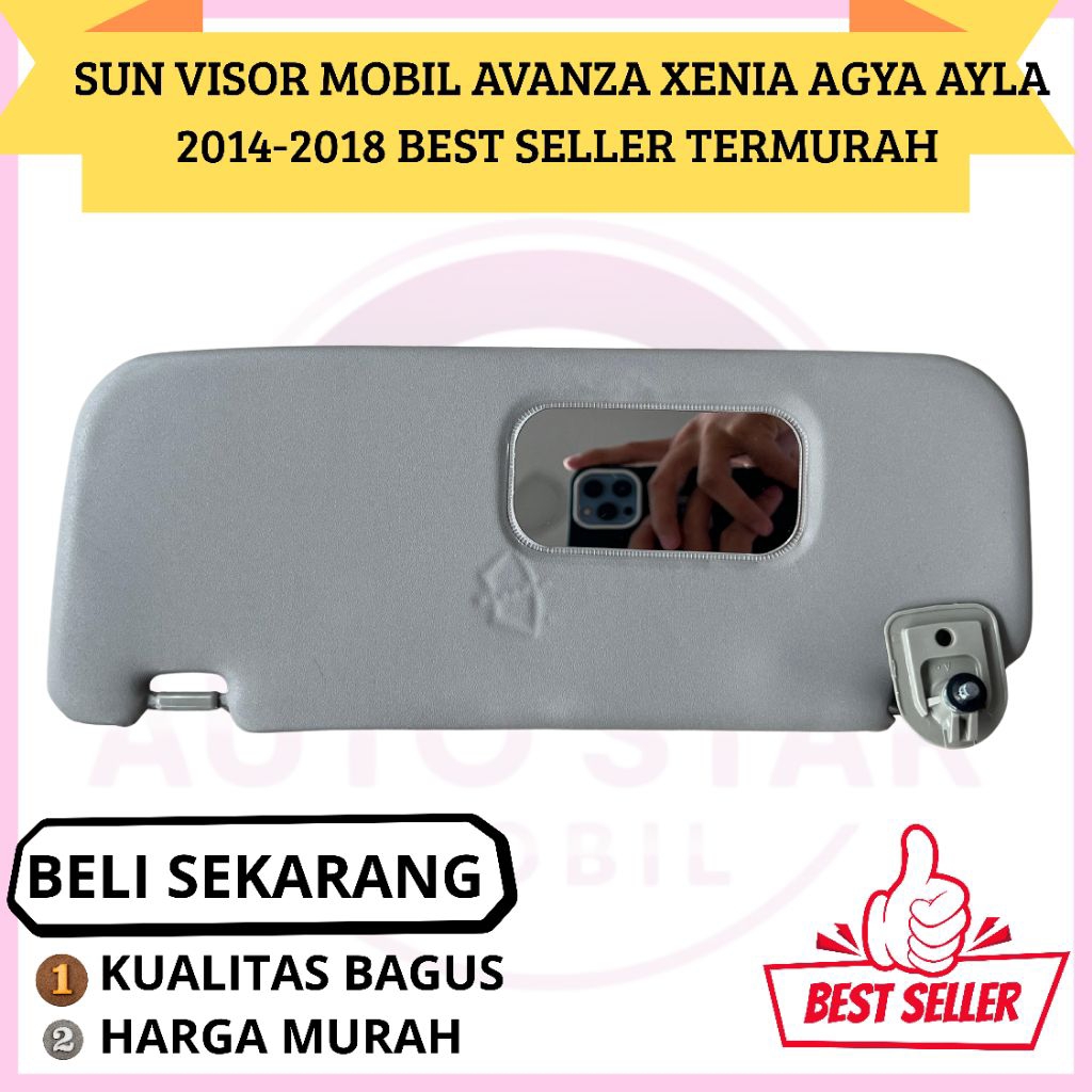 Sun Visor Mobil Avanza Xenia Agya Ayla 2014-2018 Best Seller Termurah