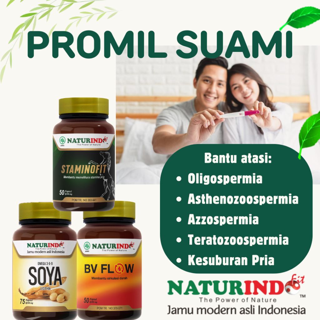 Herbal Promil Suami Oligospermia Azoospermia Asthenozoospermia Teratozoospermia Kesuburan Suami
