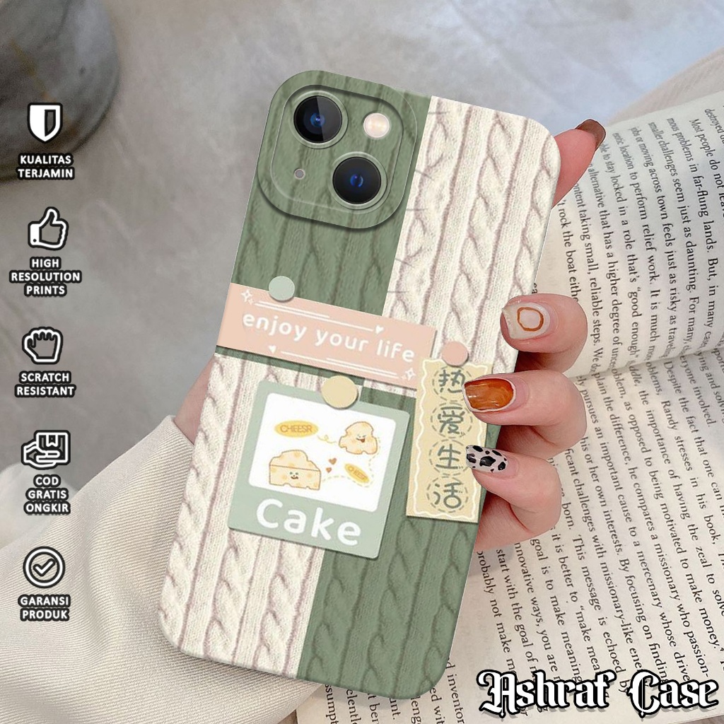 Case For Iphone 13  - Softcase Hp Iphone 13 [ AM07 ] - Silicon Cassing Hp Wanita / Pria - Kesing Hp 