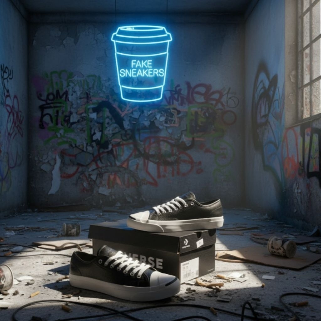 FKSNKRS Converse Jack Purcell Black Leather