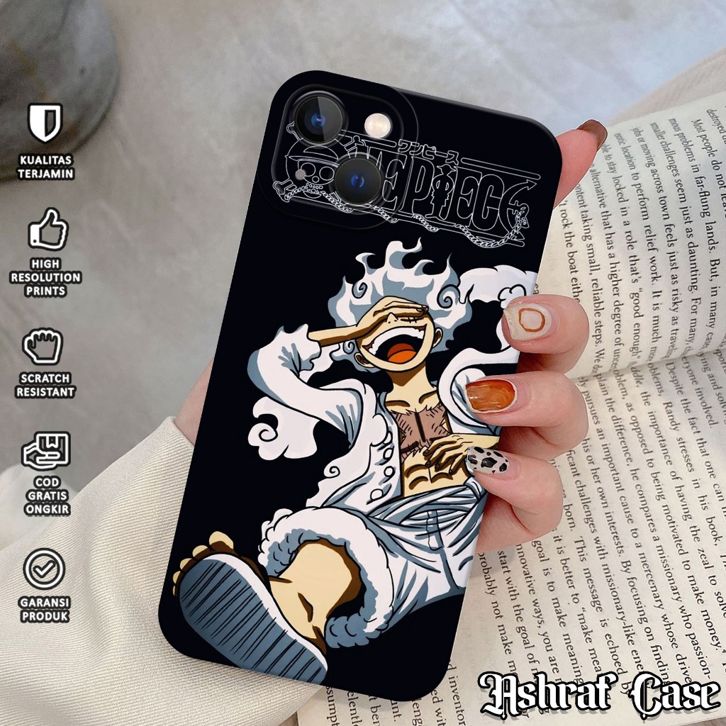 Case For Iphone 13  - Softcase Hp Iphone 13 [ BR - LUFFY ] - Silicon Cassing Hp Wanita / Pria - Kesi
