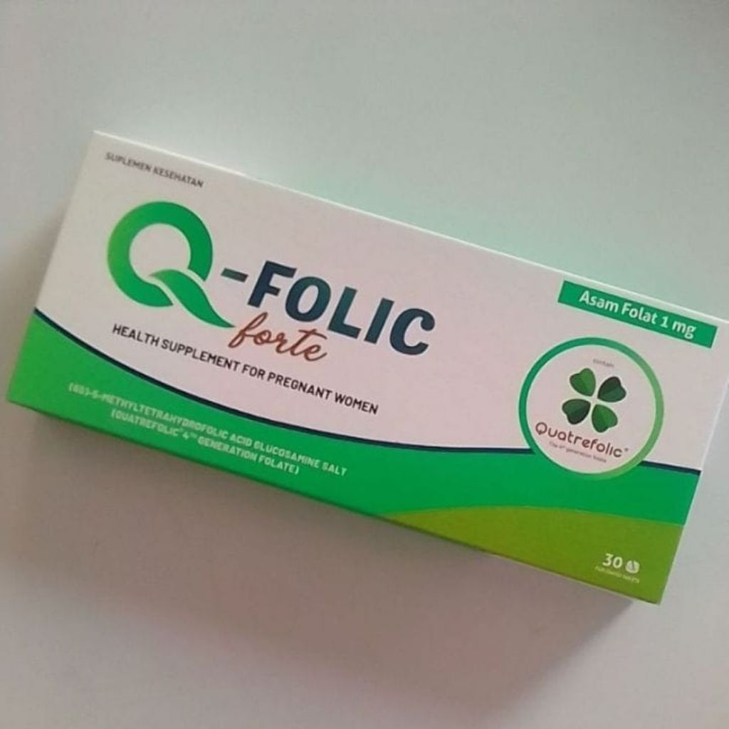 Q-FOLIC FORTE BOX 30 KAPSUL VITAMIN IBU HAMIL