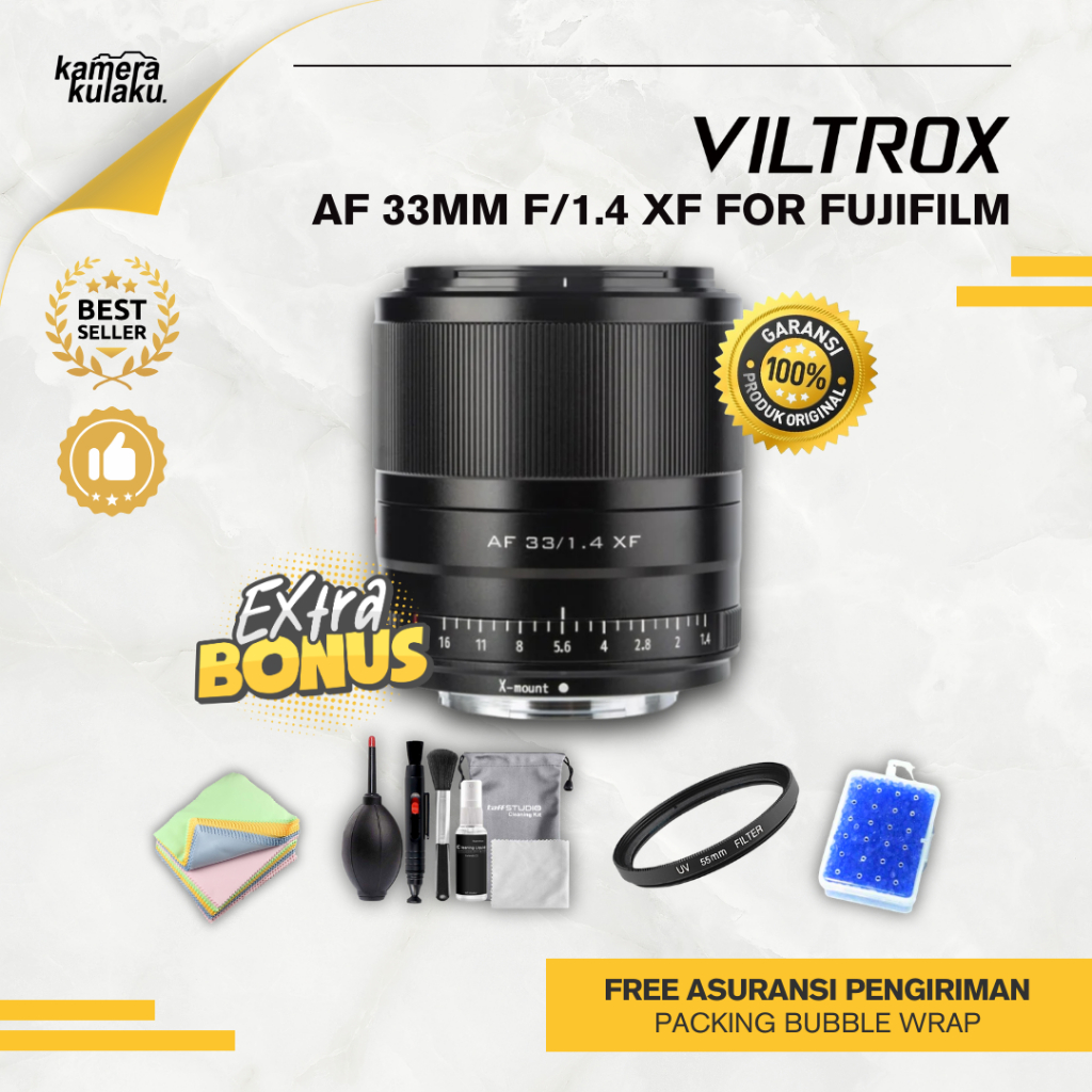 LENSA VILTROX 33 MM F1.4 FOR FUJIFILM LIKE NEW COCOK UNTUK XT100 XT200 XT3 XT2