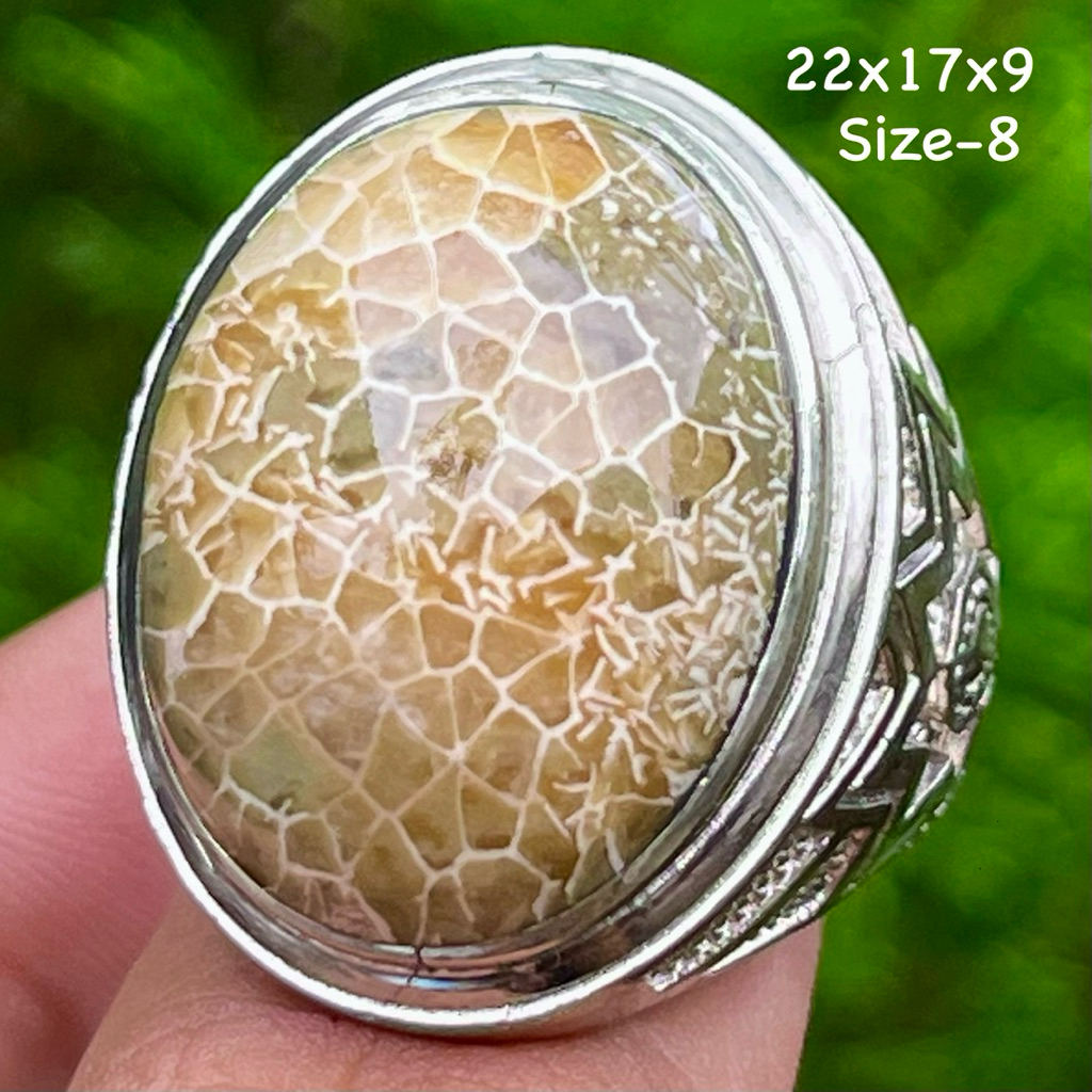 Cincin Batu Akik Natural Anti Wisa (Asli Alam)