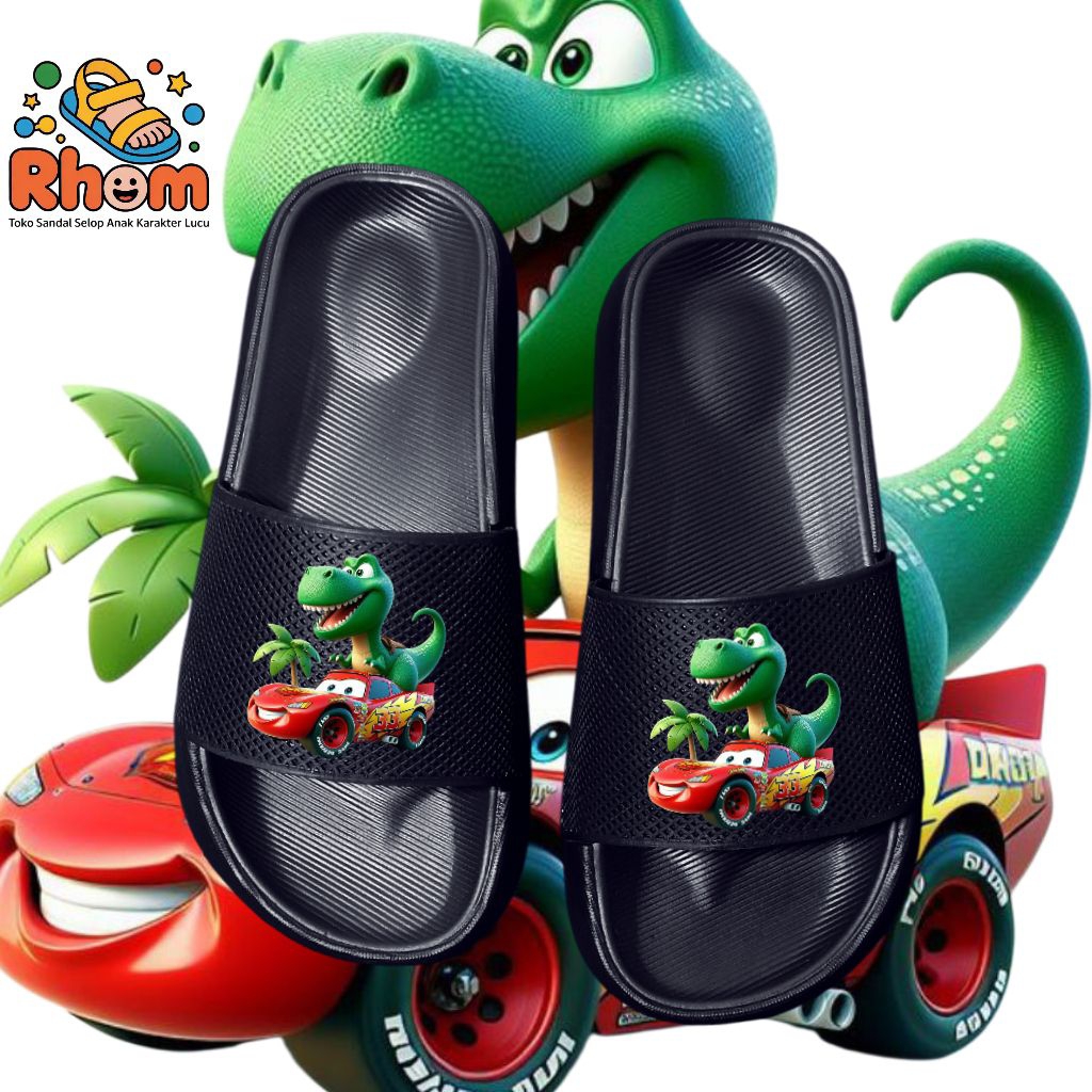 Sandal anak viral karakter CARS MCQUEEN Ukuran 26 - 40 laki & perempuan / sandal selop anak cars mcq