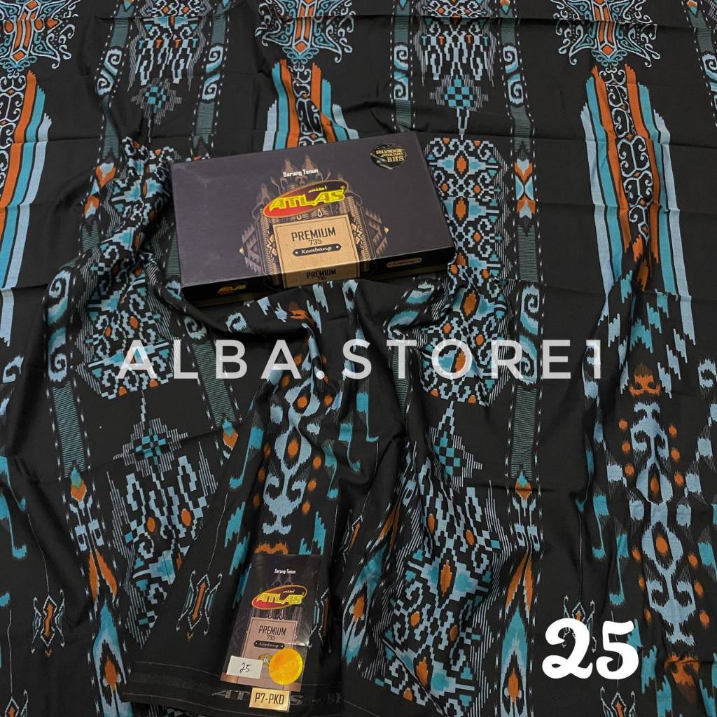 Sarung Atlas Premium 735 745 Ori 100%//Sarung Atlas Premium Doby Kembang