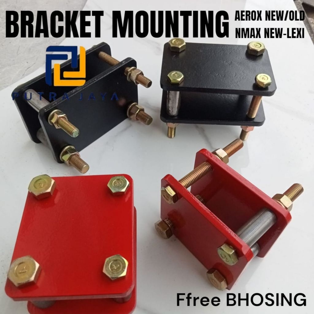BRACKET MOUNTING AEROX NEW/OLD-NMAX NEW-LEXI. PLAT TEBAL 6MM