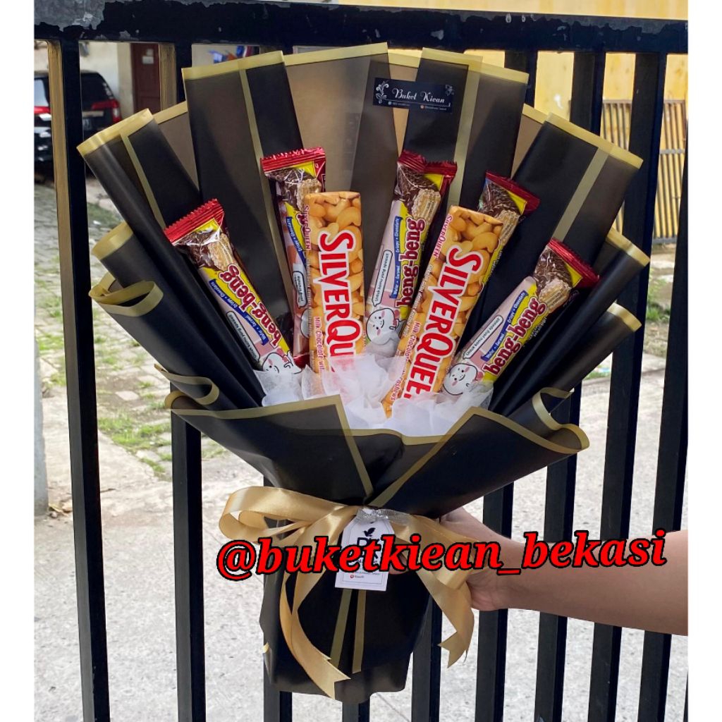 buket coklat Silverqueen bengbeng/ buket Snack/ buket bengbeng/ buket wisuda/ buket ulang tahun