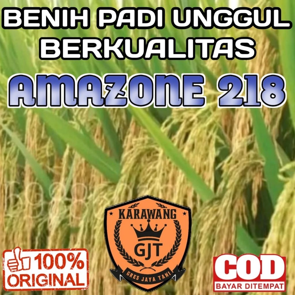 BENIH PADI AMAZONE 218 BERKUALITAS ORIGINAL KEMASAN 1KG