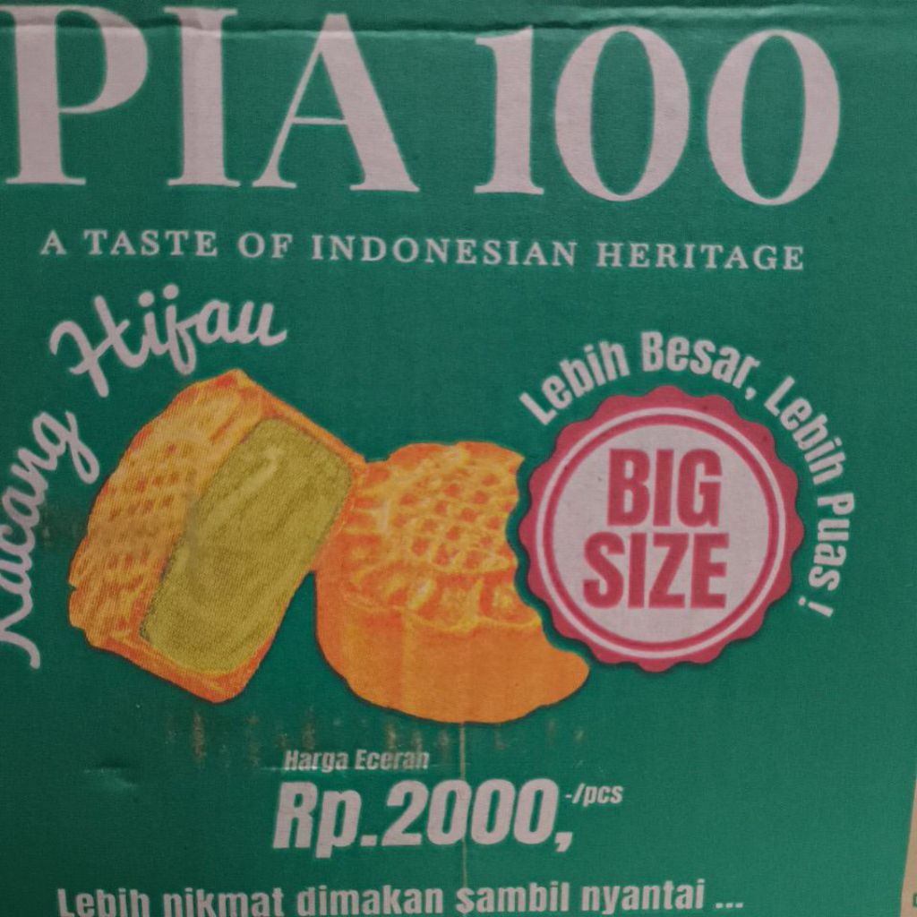 Roti pia 100 legenda per pak isi 10