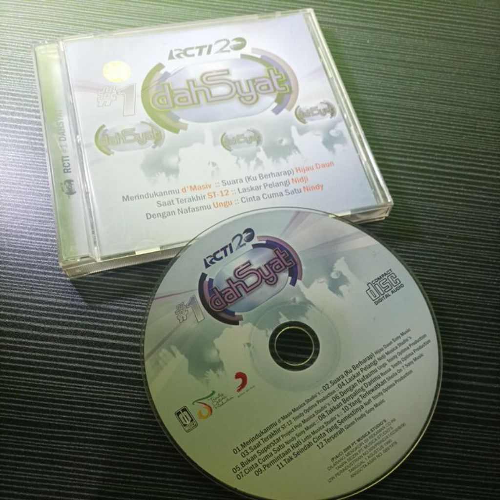 CD VARIOUS ARTISTS - RCTI #1 DAHSYAT / INDONESIA RELEASES