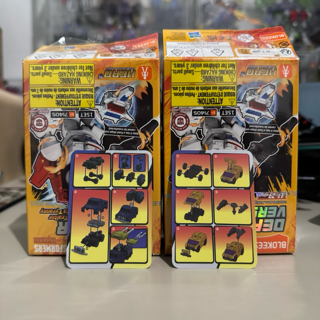 Blokees Transformers Defender 05 Swindle dan Onslaught