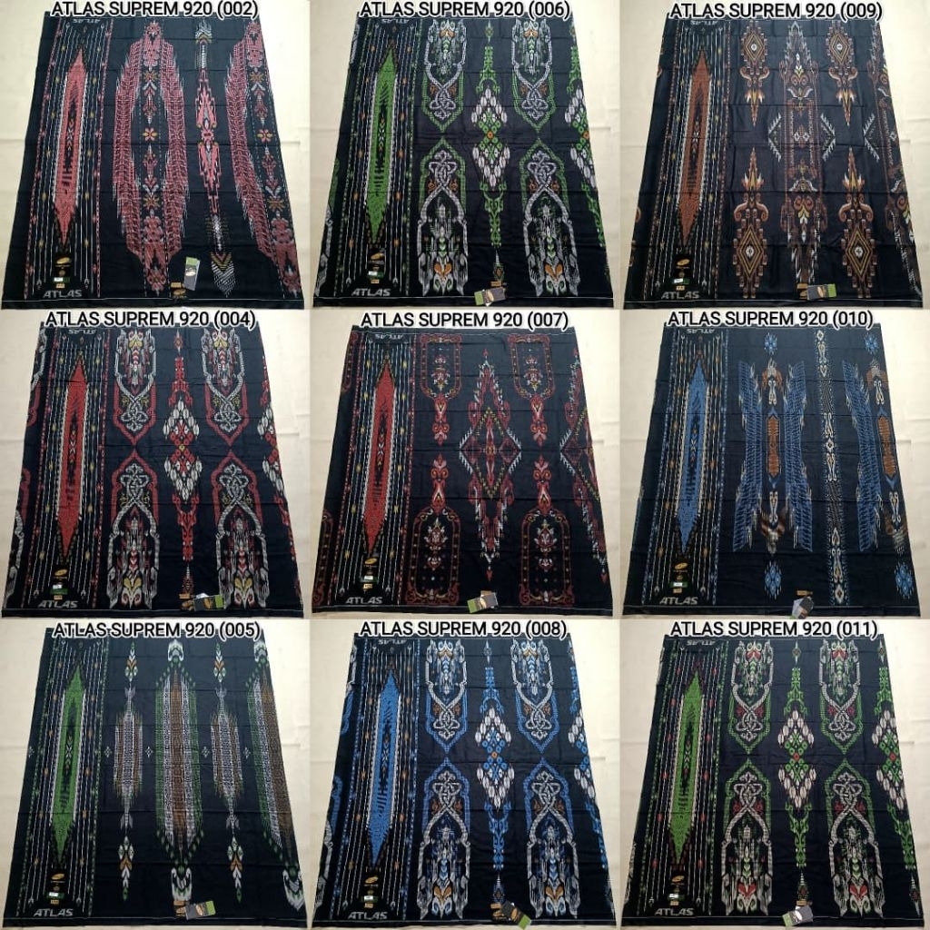 SARUNG ATLAS SUPER PREMIUM 920 - SARUNG ATLAS SUPREM 920 GOLD ORIGINAL