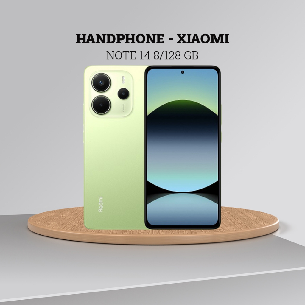 Handphone Xiaomi Note 14 kapasitas ram 8 gb internal 128 gb