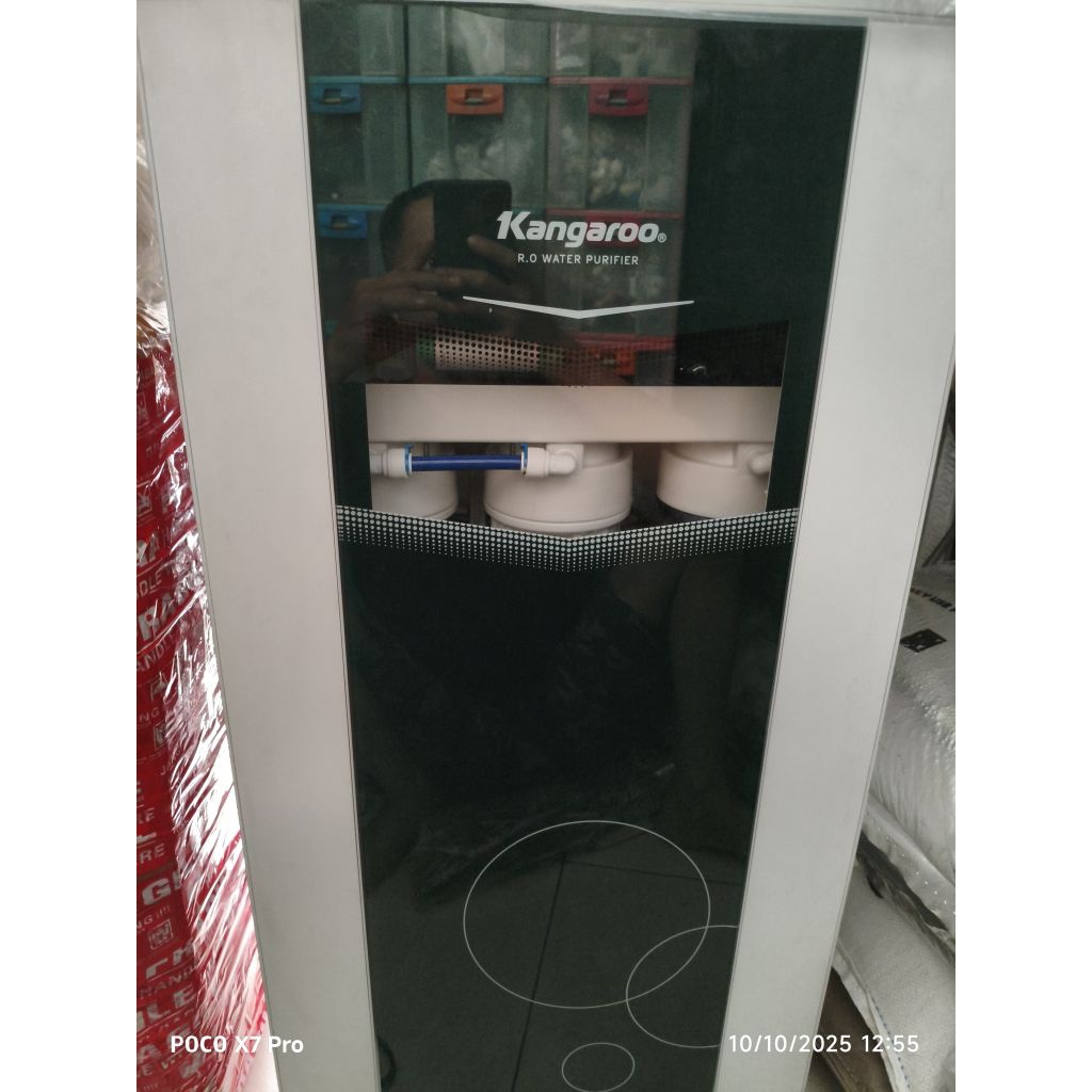 kangaroo box mesin ro water purifier kapasitas 100gpd 15step bio mineral alkaline+hexagonal+UV ultra