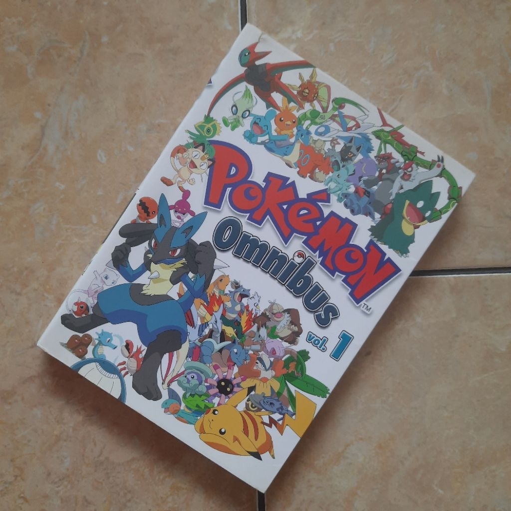 Buku Pokemon Omnibus Volume 1 Bahasa Inggris Full Color Original