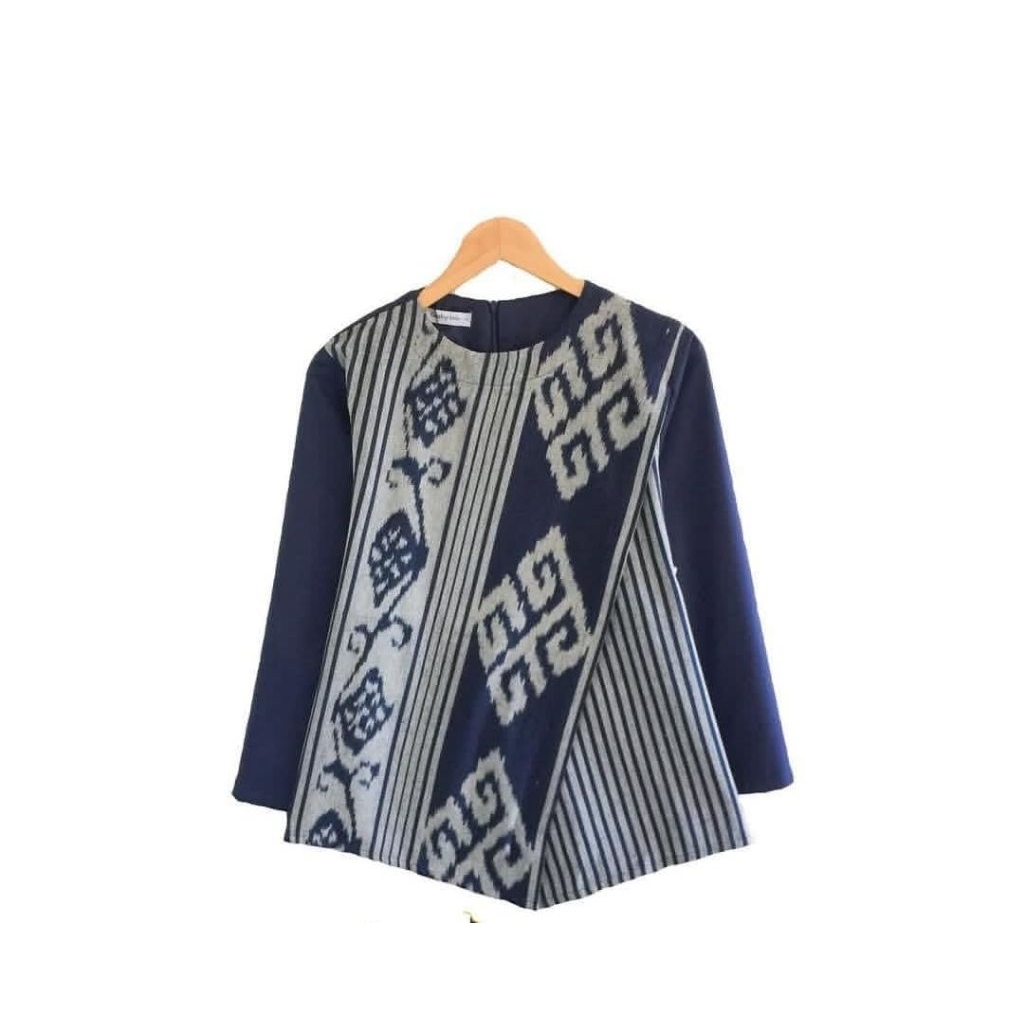 blus tenun wanita