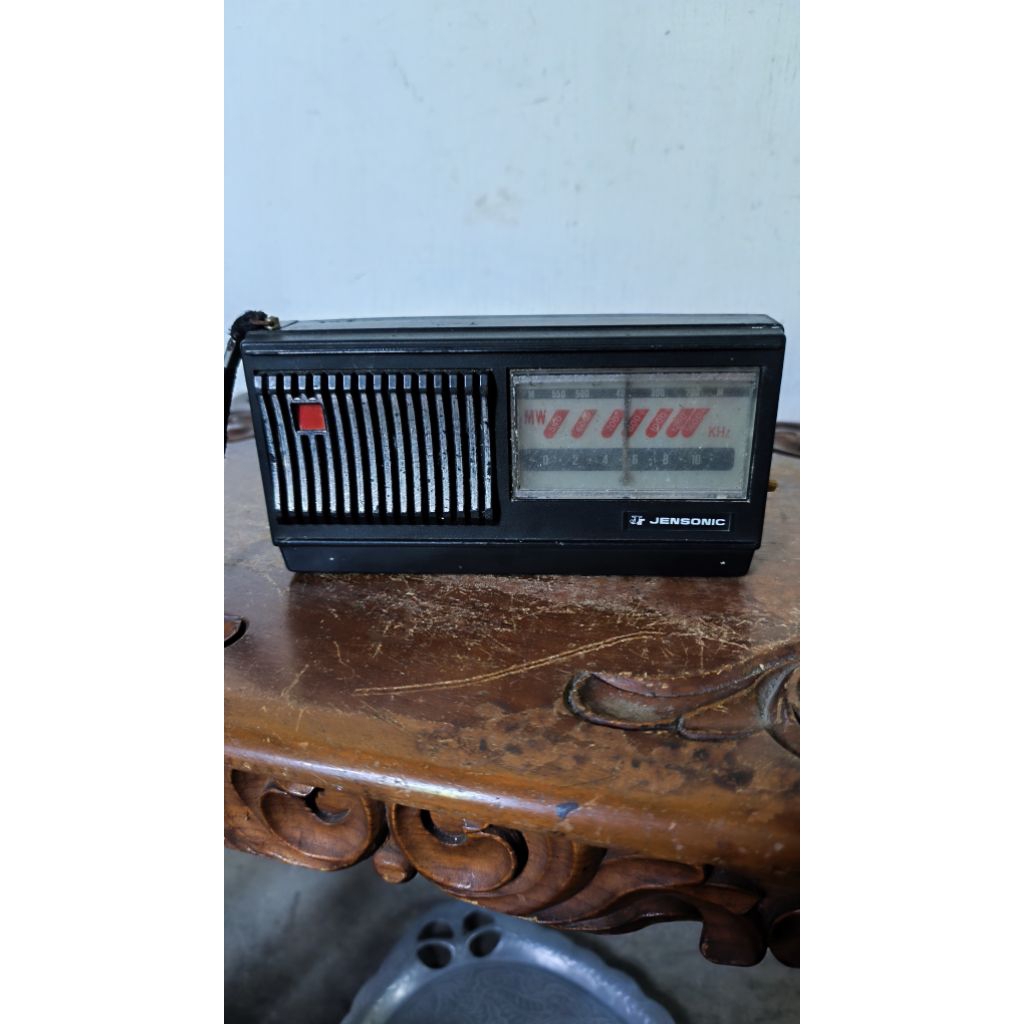 Radio Jadul Jensonic Radio Mati Pajangan Vintage