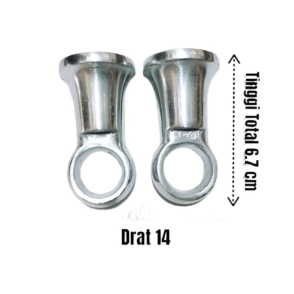 PENINGGI SHOCK BELAKANG BEBEK ANTING SHOCK BEBEK 1SET TINGGI 6.7CM