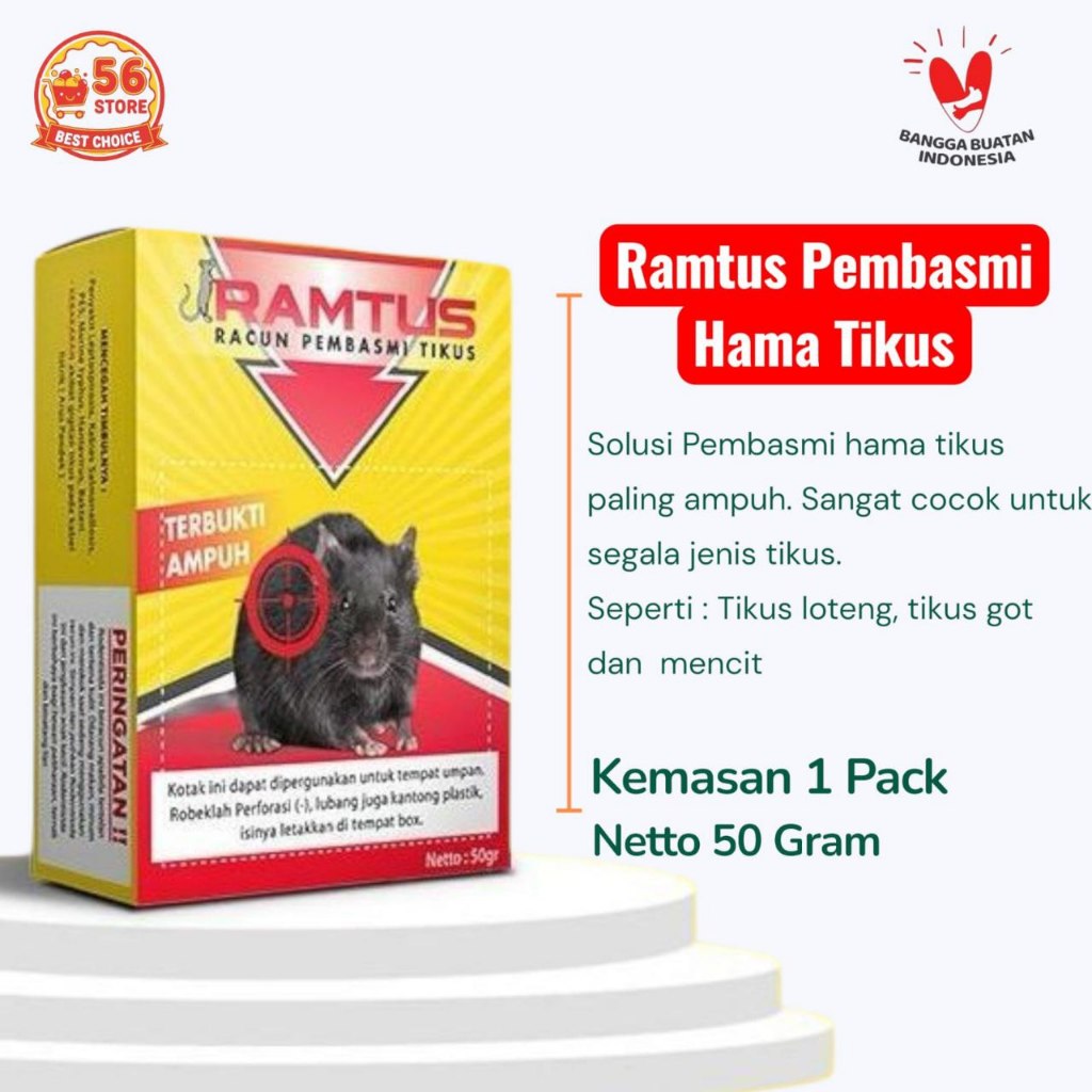 Ramtus Racun Tikus Pembasmi Paling Ampuh Untuk Hama Tikus Rumah