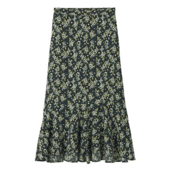 GU Uniqlo Floral Skirt