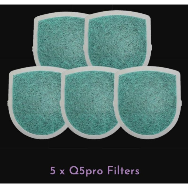 HEPA FIlter PM2.5 Masker 5 PCS for Xiaomi Pudun Q5 Pro Mask - Green