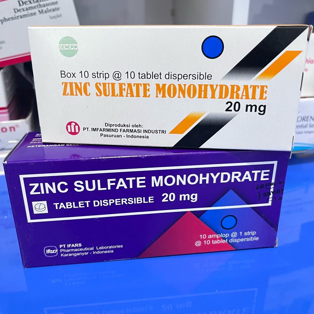 Zinc Sulfate Tablet 20 mg