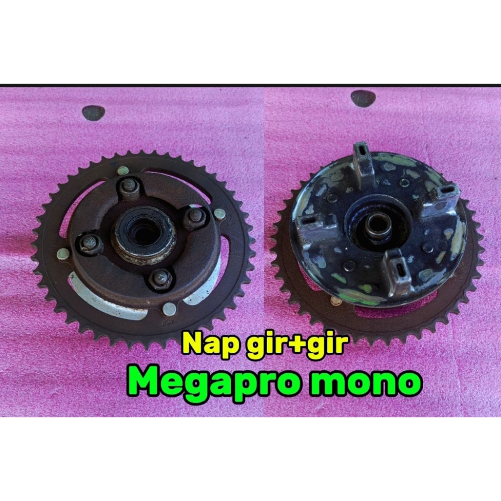Nap gir Megapro mono original copotan+gir belakang